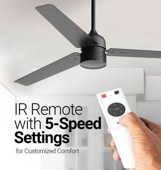 BLDC Ceiling Fan - Black
