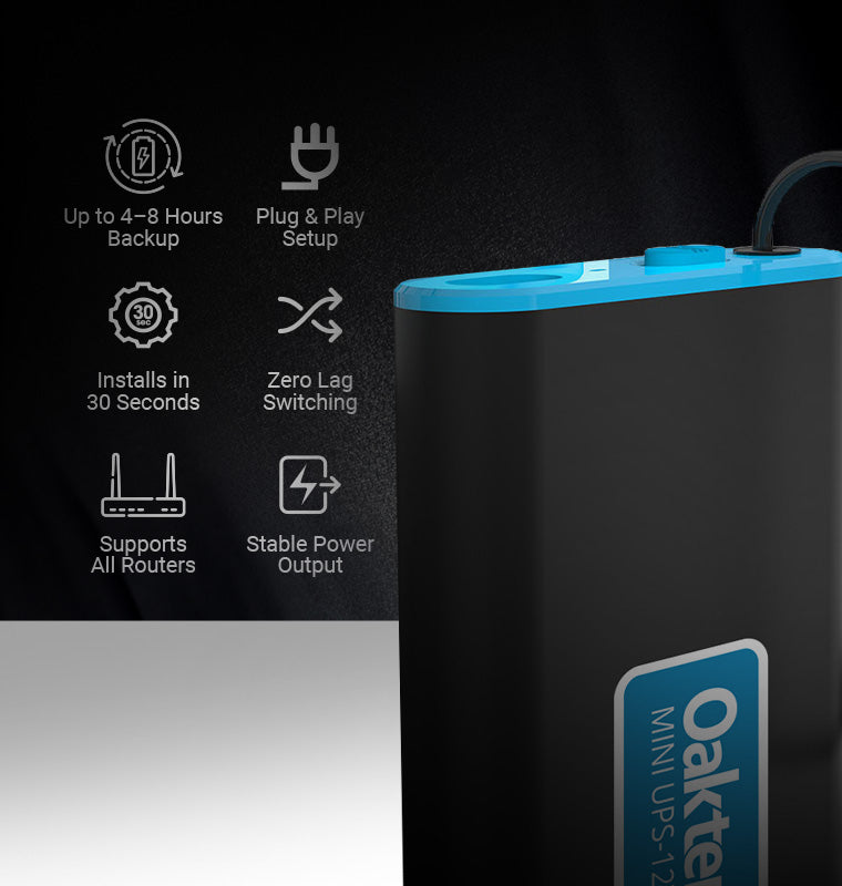 Oakter Mini UPS 12V