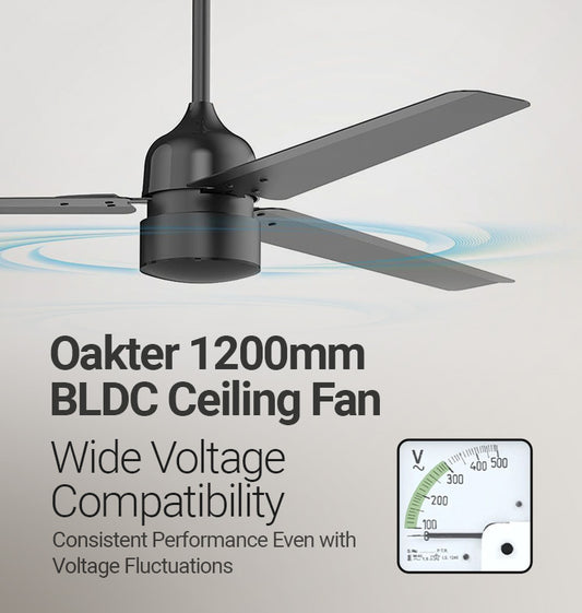 BLDC Ceiling Fan - Black